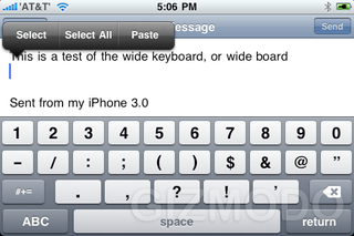 Illustration for article titled iPhone 3.0 Beta OS Impressions And Walkthrough Gallery